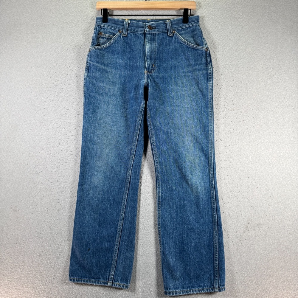 Vintage Sheplers Denim‎ Jeans Mens 28x27 Small Blue Medium Wash Western Workwear